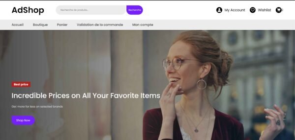 E-Commerce Website